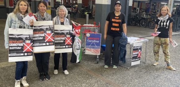 Boycott des produits israéliens créés dans les territoires palestiniens occupés