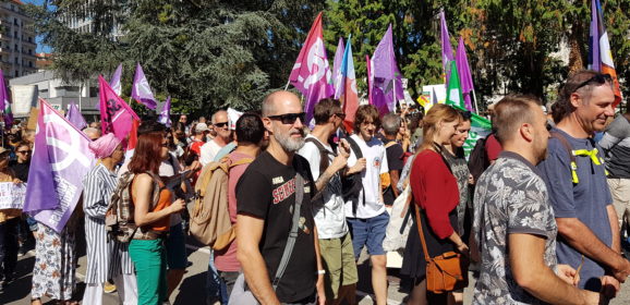 3000 manifestants à Annecy jeudi 18 septembre
