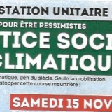 Samedi 15 novembre, manifestation à Genève pour la justice sociale et climatique