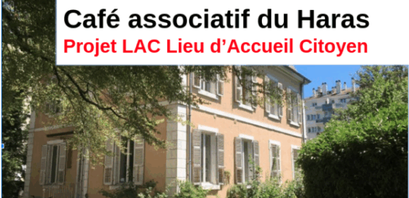 Ce mardi 25 novembre, le café associatif vous attend à l’inauguration du parc des Haras à Annecy.