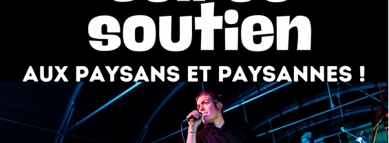 Fête solidaire en soutien aux agriculteurs bloquant le centre pétrolier d&rsquo;Albens