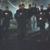 Le camp du dépôt pétrolier d&rsquo;Albens encerclé par les gendarmes