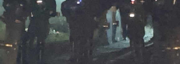 Le camp du dépôt pétrolier d&rsquo;Albens encerclé par les gendarmes