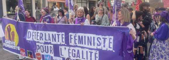 Ce 8 mars, 400 manifestantes et manifestants défilent à Annecy contre le patriarcat et l&rsquo;oppression des femmes du monde entier