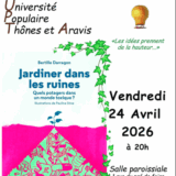 Ce vendredi 24 avril, jardiner dans les villes à Thônes
