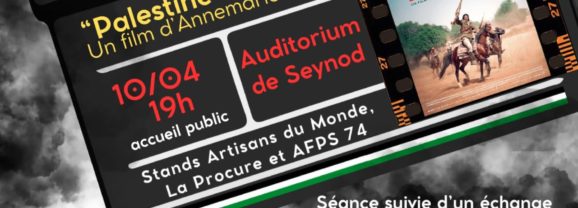Ce vendredi 10 avril, l&rsquo;Afps74 présente le film « Palestine 36 » à l&rsquo;auditorium suivi d&rsquo;un débat animé par « Palestine en vue »