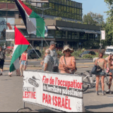 Rassemblement pour la Palestine devant le festival international du film d’Animation d’Annecy