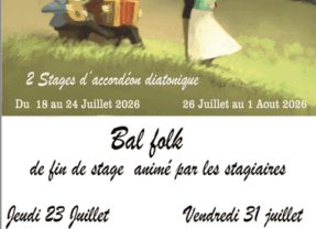 Deux stages d&rsquo;accordéon diatonique aux Confins
