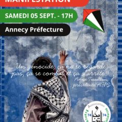 Samedi 5 septembre, manifestation pour dénoncer les actes criminels des colons contre les  palestiniens