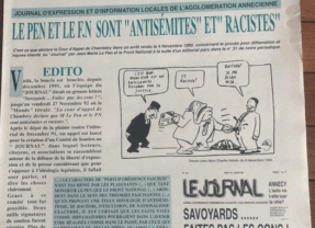 Le Front National est antisémite et raciste