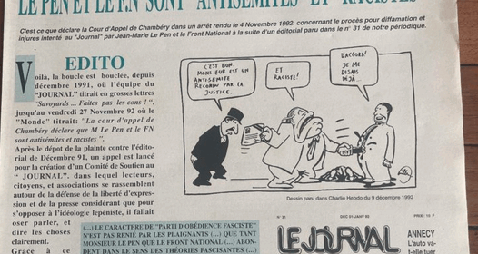 Le Front National est antisémite et raciste