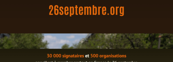 – Marche pour le climat samedi 26 septembre –  11h30 lac de Machilly – 14h préfecture Annecy