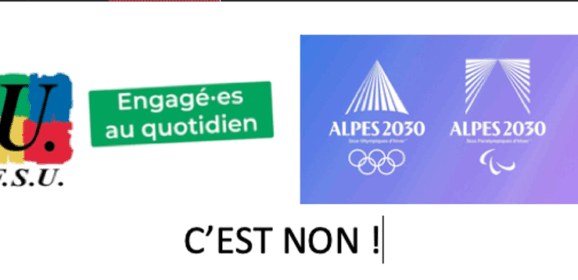 Exclusif : La F.S.U se positionne contre les Jeux olympiques et paralympiques Alpes 2030