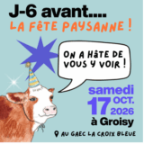 Samedi 17 octobre à Groisy, fête paysanne avec la confédération paysanne