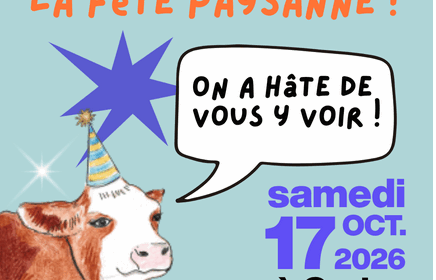 Samedi 17 octobre à Groisy, fête paysanne avec la confédération paysanne