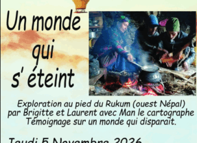 Jeudi 5 novembre à Thônes, « Un monde qui s&rsquo;éteint » au Népal