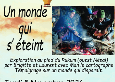 Jeudi 5 novembre à Thônes, « Un monde qui s&rsquo;éteint » au Népal