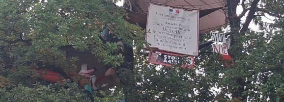 Les forces de l&rsquo;ordre empêchent le ravitaillement des écureuils