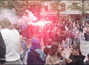 Annecy occupée par les jeunes avec plus de 8000 manifestants dans les rues