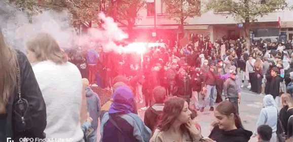 Annecy occupée par les jeunes avec plus de 8000 manifestants dans les rues