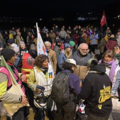 400 manifestants rassemblés à Annecy pour condamner l&rsquo;ignoble attentat raciste de Trappes